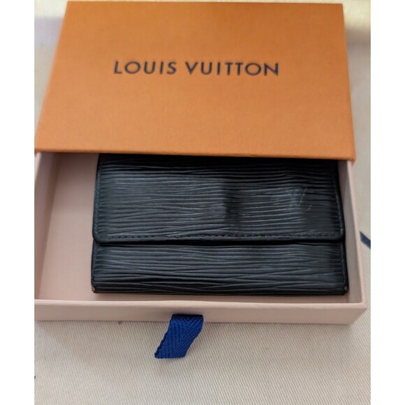 LOUIS VUITTON Epi Leather Key Holder CA1924 Black Vintage 1994 - Picture 6 of 8